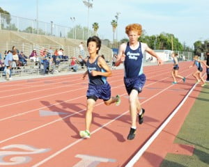 Matt Williams and Nick Beatty  running 