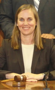 Christine Walters, above, has been named the new GUSD board president.