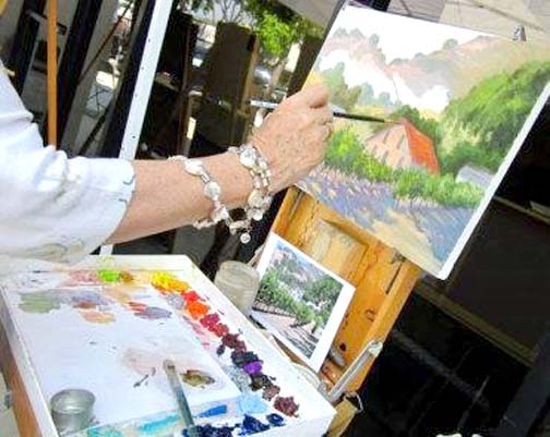 See local artists Saturday from 9 a.m. to 4 p.m.