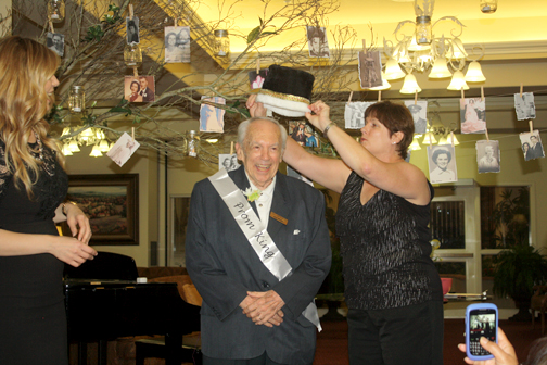 Nick getting crowned