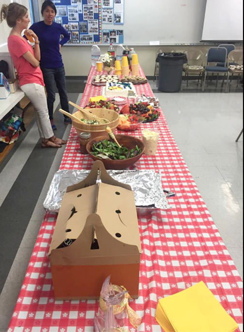 Deliciouse luncheon provided by the PTA - May 2nd