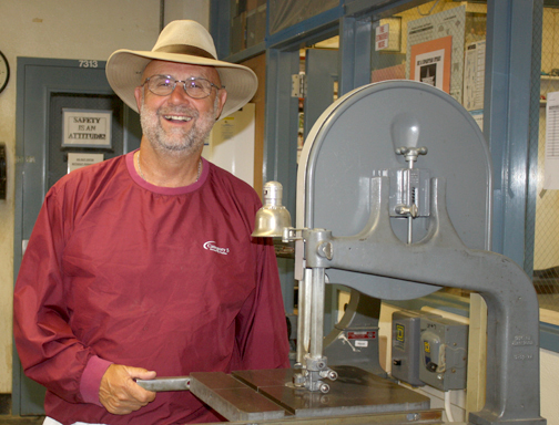 Photos by Jessy SHELTON Rosemont Middle School woodshop teacher Terry Parker has retired from teaching. In 2014, Parker was the recipient of the prestigious Los Angeles County Industrial Technology Education Association Middle School Teacher of the Year.
