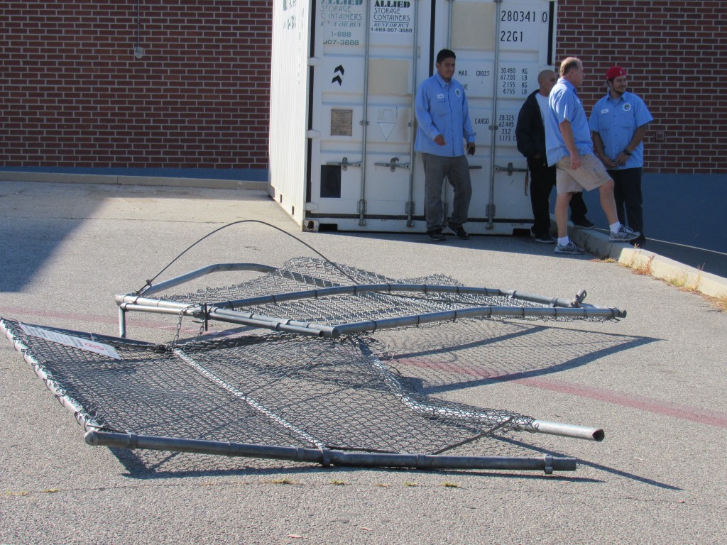 Rosemont accident fences down