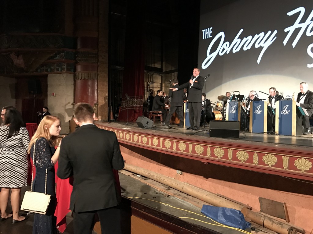 Johnny Holiday sings the old standards.