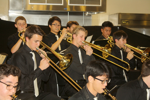 Photos by Robin GOLDSWORTHY  The CVHS jazz band kept the school cafeteria hopping at the annual Jazz Night at the Café on Saturday night. To see more photos, visit www.cvweekly.com/NEWS