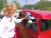Marie Johnson of Eagle Rock gives her 1930 Ford Model A a shine during the La CaÃ±ada Flintridge Chamber of Commerce 40th Annual Memorial Weekend Fiesta Days vintage car show at La CaÃ±ada Memorial Park on Saturday, May 25, 2013.