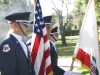 Alen Lee, left, with the CV High School ROTC Color Guard, attends the Vetrans Memorial Service, Two Strike Park, La Crescenta, Ca. (Photo by Ed Hamilton / nov 11th, 2012)