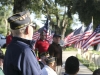 U.S. Navy WW II vet, Russ Bartowett attends the Vetrans Memorial Service, Two Strike Park, La Crescenta, Ca. (Photo by Ed Hamilton / nov 11th, 2012)