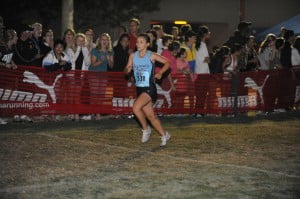 Pham at Staub Claudia Pham (seen here at the Staub/Barnes Invitational) led the CVHS girls cross country team to a strong finish at Clovis.