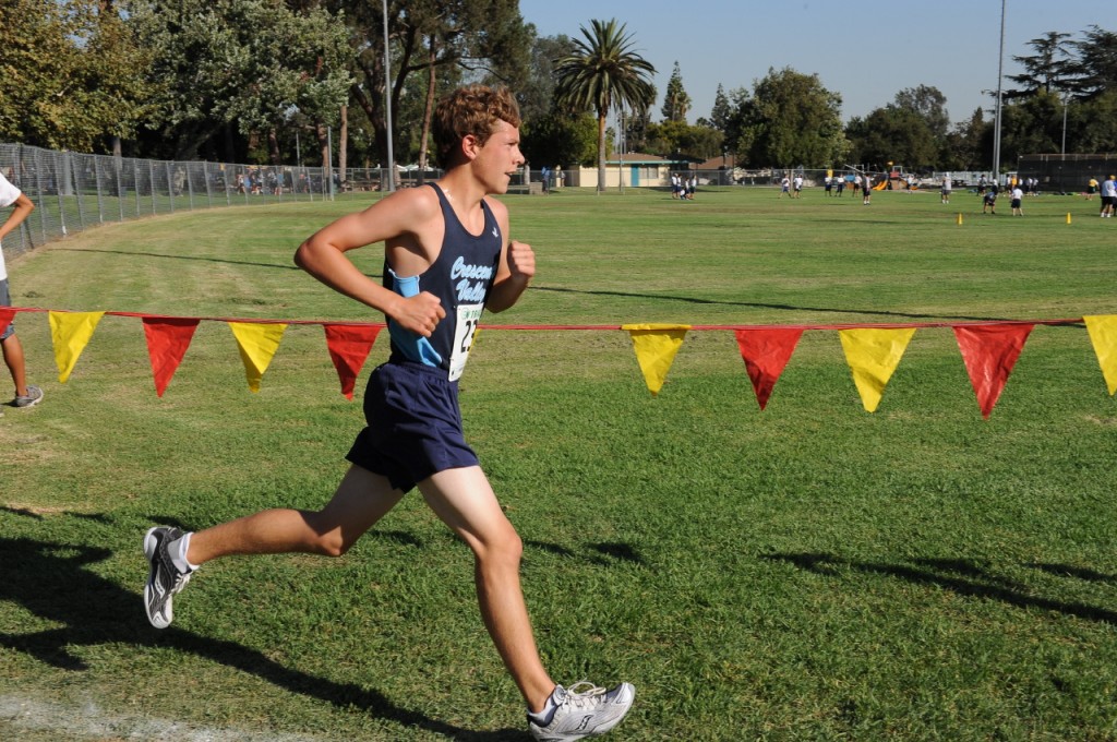 CVHS sophomore Michael Duncan performed well at the first Pacific League match held at Arcadia Park.