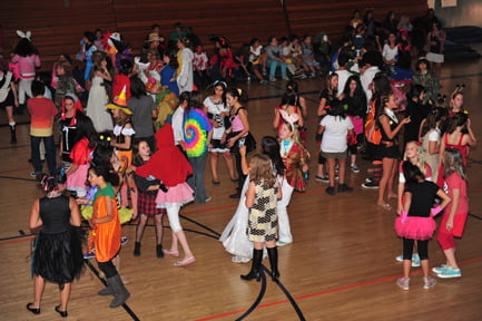 Photos by Leonard COUTIN Dressed in various costumes, Rosemont Middle School students celebrated Halloween on the dance floor after school.   All Halloween photos courtesy Leonard COUTIN, Tricia FLYNN,  Robin GOLDSWORTHY and Mary O’KEEFE