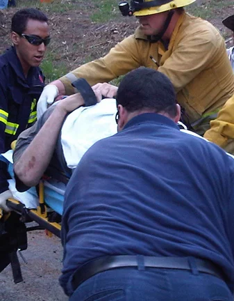 news-shaft11122. Montrose Search and Rescue were among the emergency agencies that responded to rescue a man who fell into a shaft. He was transported to Huntington Hospital by L.A. County Sheriff’s Department Air Five Helicopter.
