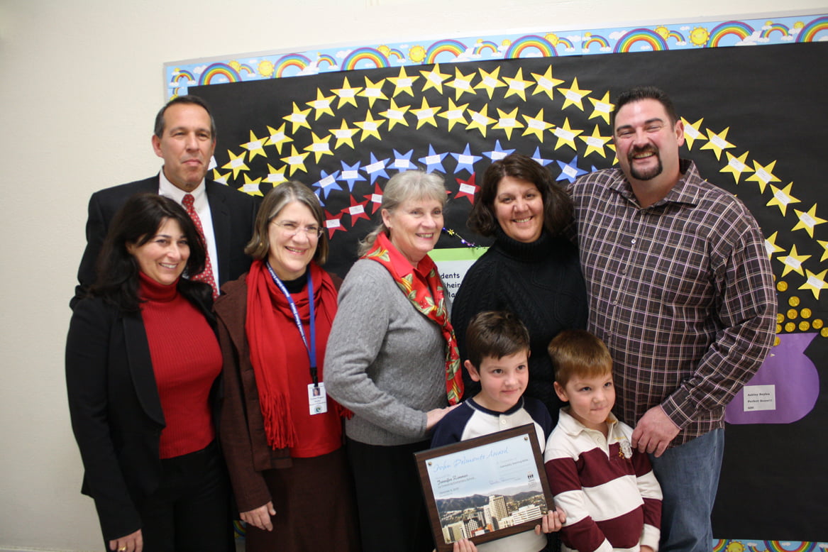 Jennifer Zimmer honored with Delmonte award