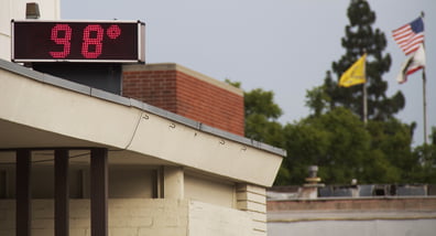 Rainy night surprises residents after a hot week