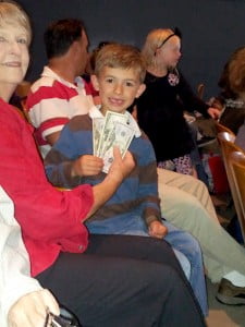 One young attendee won $150 in cash. One young attendee won $150 in cash.