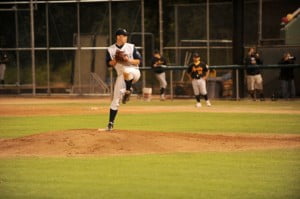 Pitcher Kyle Murray threw a complete game shutout.