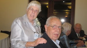 CV’s longtime class adviser Shirley Nute with the school’s first principal Dr. William Thomas.