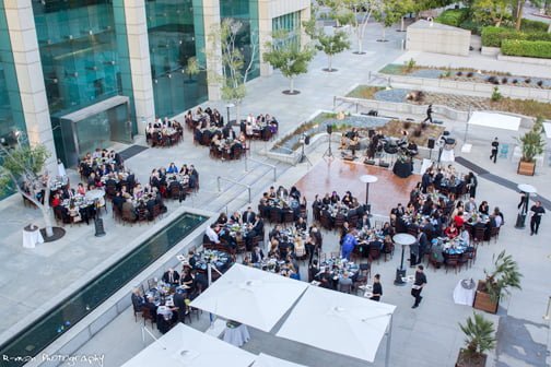 The Plaza at 801 was the site of the Masquerade Gala that drew hundreds of guests.