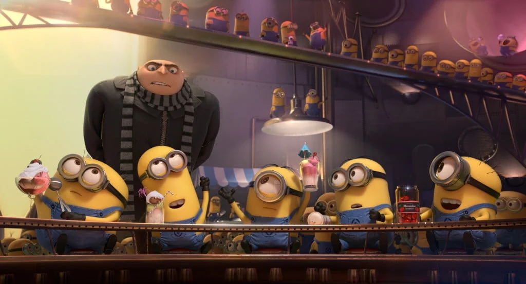 Universal Pictures and Illumination Entertainment Gru (Steve Carell) tries to wrangle his Minions in “Despicable Me 2,” summer 2013’s much-anticipated follow-up to Universal Pictures and Illumination Entertainment’s blockbuster comedy adventure “Despicable Me.” © 2013 Universal Studios. All Rights Reserved.