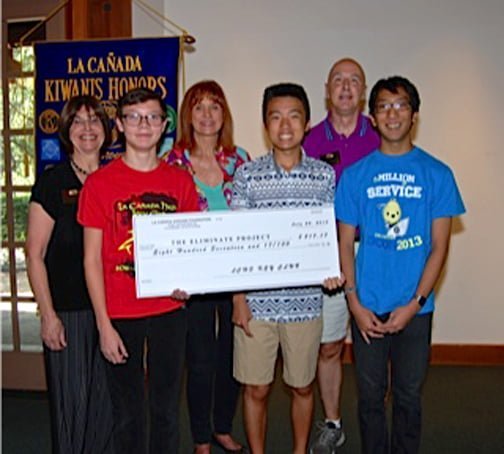 Key Club Receives Peanut Day Proceeds