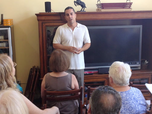 Gatto Speaks to Local Democrats