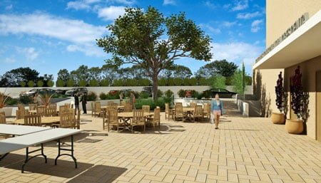 First Baptist Breaks Ground for New Courtyard