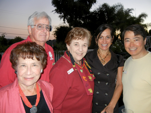 Dee Draper (front), Chuck Hughes, Ann Neilson, Kathleen Patrick and Joel Peterson.