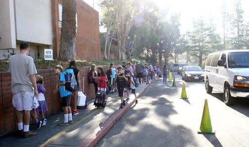 File photo Mountain Avenue Elementary students, shown above at the school, would be affected if the territory transfer occurred. Sheehan Talks Transfer at Meeting