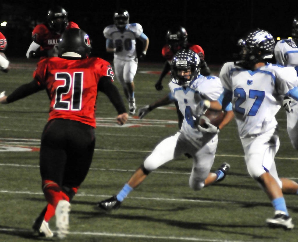 Photos by Jason BALLARD Jordan LoBianco, who transferred this year from Verdugo Hills, had three catches for 102 yards and two scores. 