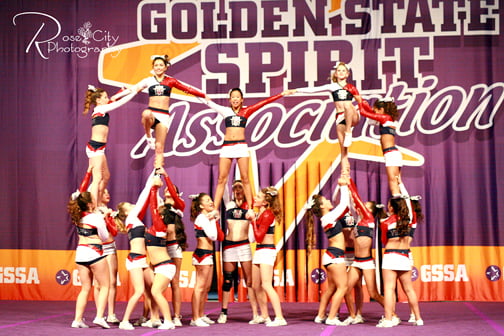 Photo by Lynda Ott Albright/Rose*City Photography The Victory Cheer Team recently competed in the Small Senior 3 division at the Golden State Spirit Assn. – SoCal Classic Cheer Competition. The girls, many of who are from La Cañada, La Crescenta and Burbank, placed third.
