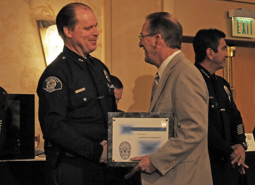 DSC_9060 community svc award Johnny Harrison