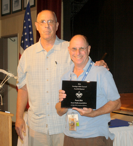 Leonard Coutin received a Scout Oath Award.