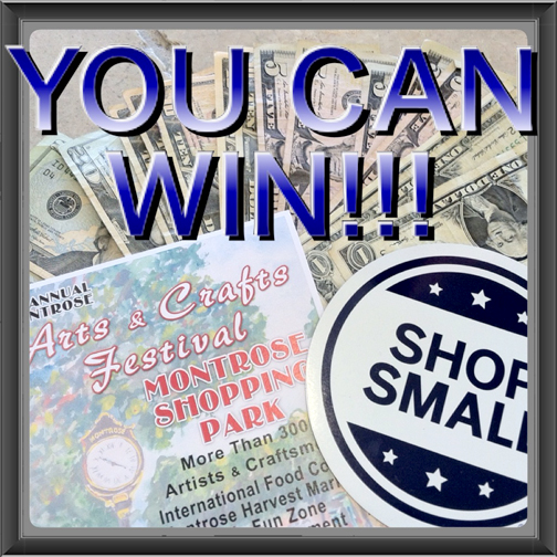 Shop our stores at Arts & Crafts and win!