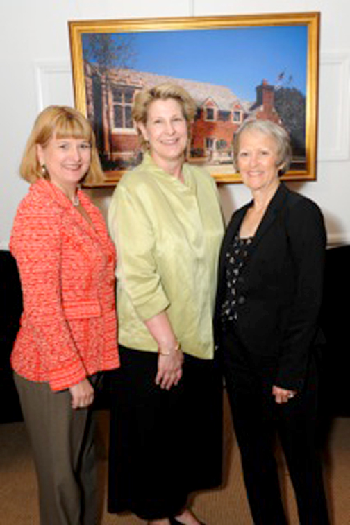 From left are Pasadena Showcase House for the Arts President Donna Gotch, 2013 Pasadena Showcase House of Design Benefit Chair Kaytie Watkins and 2014 Gifts and Grants Chair Cheri Graham.