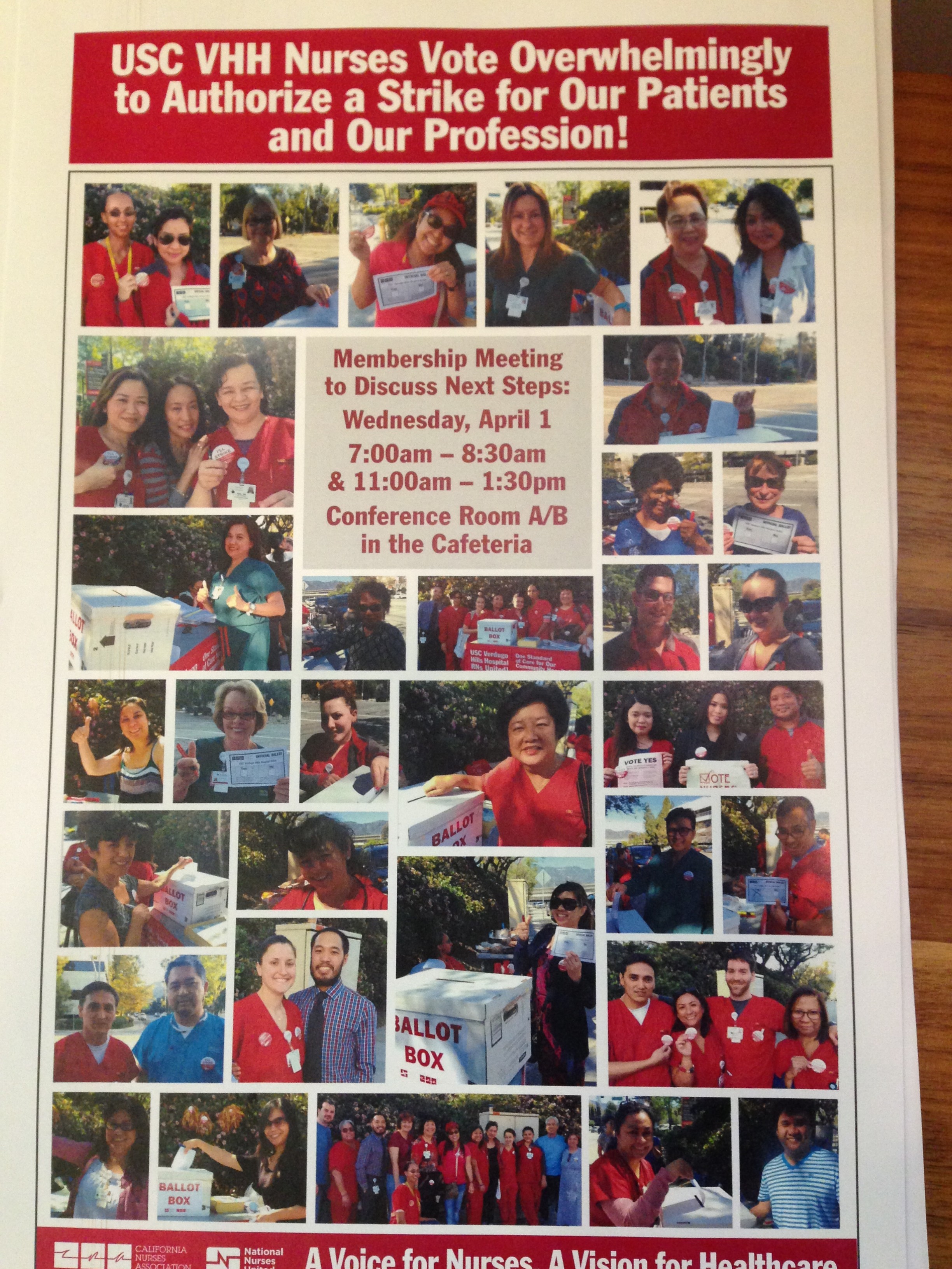 UPDATE: USC VHH Strike Vote Taken