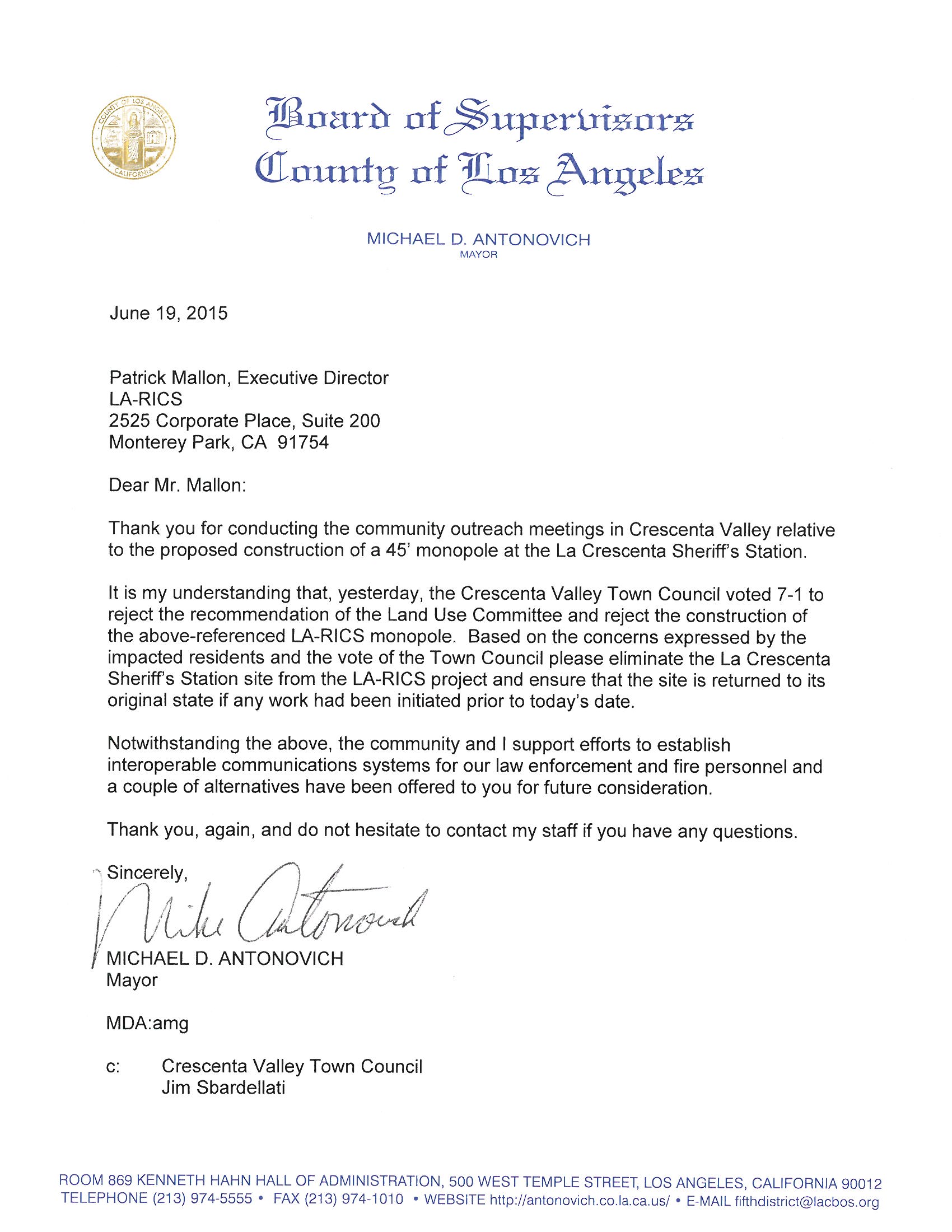 La Crescenta Off the RICS Table