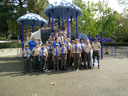 Boy Scouts Visit Camp Whitsett