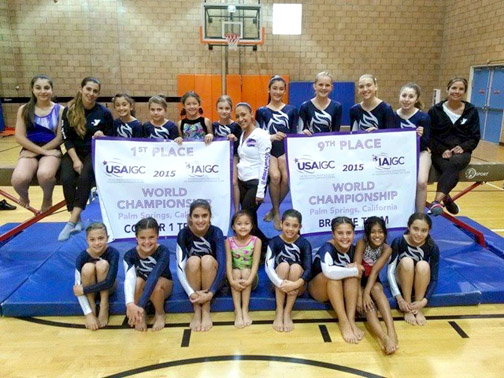Y Gymnastics Team Places Well at USAIGC
