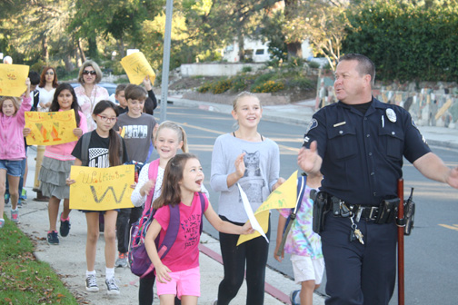 Students and Families Take Part in Annual Walk to School Students and Families Take Part in Annual Walk to School
