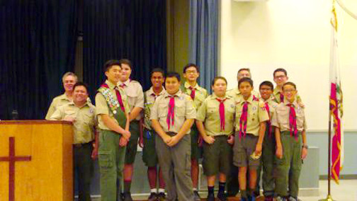 Boy Scout Troop 317 Holds Court of Honor