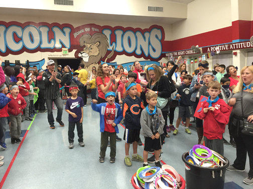 Lincoln Dads Undertake ‘Olympian’ Task at Mother Son Olympics