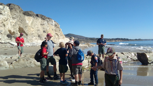 Troop 317 Goes Camping at the Beach