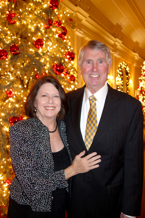 Cathy and Bob Keen took part in the holiday festivities.
