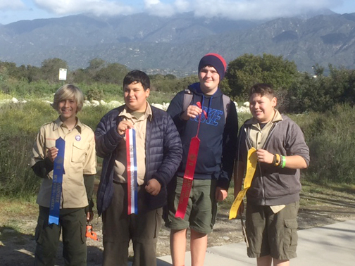 Troop 317 Awarded at Camporee