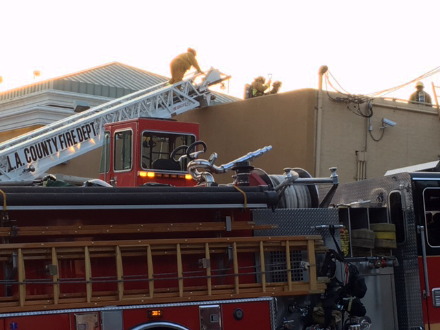 L.A. County Fire Dept. Responds to Alarm at Citibank