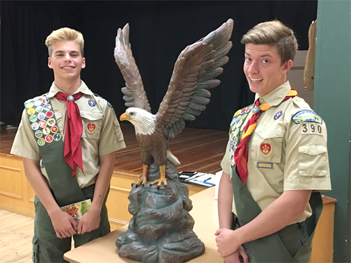 Gillins and Mitchell Earn Eagle Scout Awards