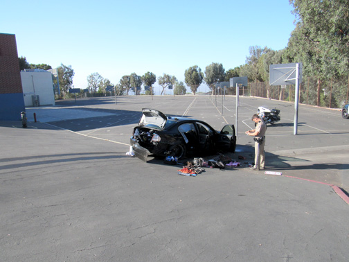 Crash at Rosemont Middle School