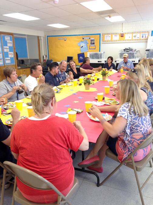 No 3 Valley View staff sitting together