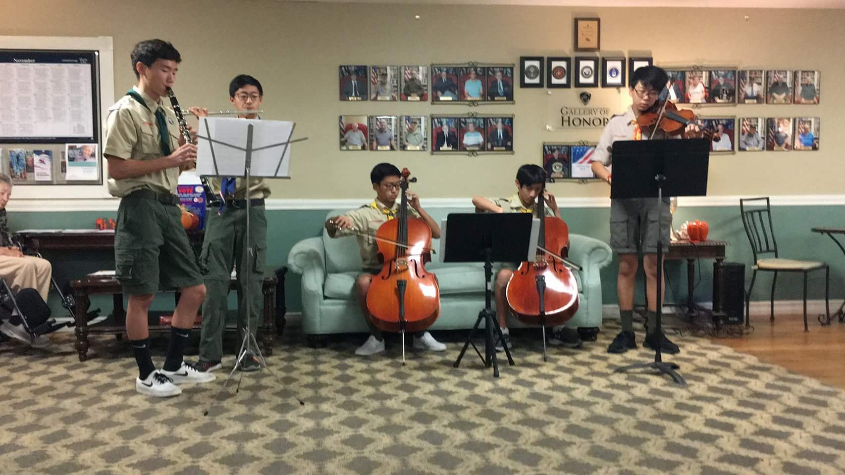 Boy Scouts Visit Mountview Boy Scouts Visit Mountview