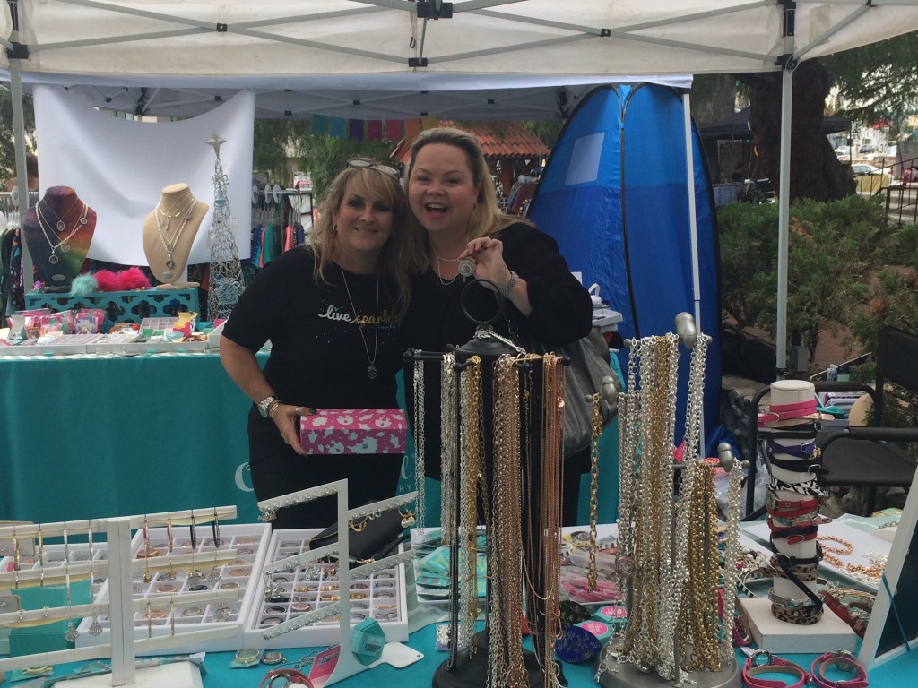 NO 4 Kandice Astamendi and Debbie Bright with Origami Owl